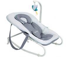 Babymoov Transat Graphik, Balancelle ou Fixe pour Bébé, Bleu