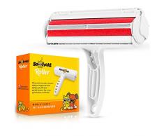 Snoofield✮ Brosse Anti Poils Animaux Chat & Chien - Brosse ramasse enlève Poils - Brosse Poil Animaux Magique Chien & Chat de Nettoyage(vêtements/canapé/Voiture/lit/Tapis)- Rouleau à Poils danimaux