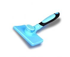 DakPets Brosse de Nettoyage et de toilettage pour éliminer en Douceur Les Poils Morts et emmêlés, pour Chien et Chat (Taille M - L)