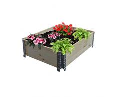 Multitanks - Carré potager en bois naturel 800x600mm