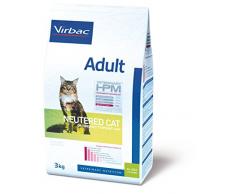 Virbac Vet Hpm Cat Ad Neutered Nourriture 3 kg pour Chat
