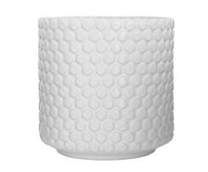 Bloomingville Pot de fleurs, Blanc, Céramique