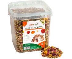 petifool Wilde Blumenwiese - Complément Alimentaire - Aliment Naturel et sain pour Lapins - 600 g