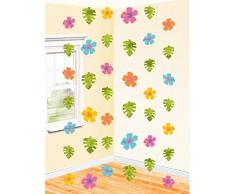 Amscan Guirlandes Verticales Hawai Fleurs dHibiscus (x6)