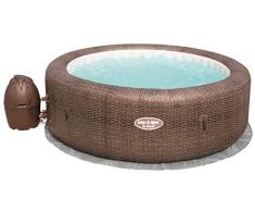 Lay-Z-Spa St Moritz Spa Spa Gonflable Modèle 2018 216x216x71 cm Rattan
