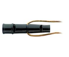 Herbertz Couteau Corne de Buffle Sifflet, sifflet de Sifflet pour Chien, 80 mm, Grau, M, 1010159810