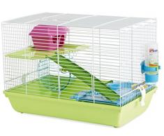 VADIGRAN Savic Martha Triple Cage pour Hamster Blanc/Vert 47 x 30 x 21 cm