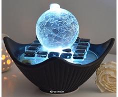 Fontaine d'intérieur Cristalligne Ball 21,5 cm avec LED