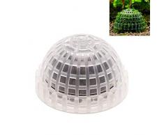 Natuce Filtre Filtration Boule Biologique en Plastique Transparent Aquarium Réservoir de Poissons Etang Titulaire, Moss dAquarium réservoir Vivant de Poissons de crevette Formant lornement Décor