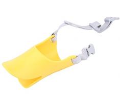 niceEshop(TM) Muselière en Forme de Bec de Canard pour Chien (Jaune, S)