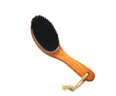 Meiyijia Manche court arrière brosse Exfoliante,crin de cheval, Bain douche brosse, Bambou naturel, très approprié pour lutilisation sous la douche ou dans le bain