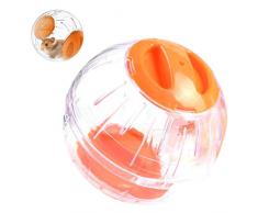 FuYouTa Exercice Boule pour Petit Animal Balle DE Hamster Mini Ballon DExercice Sain ET Sûr pour Le Ballon Courant DE Petits Animaux Jouet à Nouer pour Courir Plastique 12cm