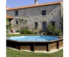 SunBay Piscine Bois Alcira Ø 4,45 M X H. 1,33 M