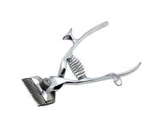 Lurrose Tondeuse à cheveux manuelle, coupe-cheveux à main, non électrique, à faible bruit