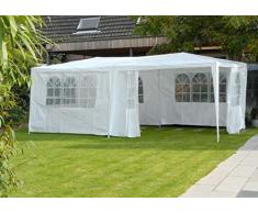 Lifetime Garden réception 3 x 6 m, 18 m² -6 parrois latérales: 6 avec fenêtre-à Utiliser comme pavillon, pergola, Tente de Jardin, chapiteau ou tonnelle, Weiss