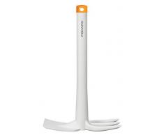 Fiskars Serfouette pour planter ou extirper les mauvaises herbes, Longueur : 32,2 cm, Blanc/Orange, Plastique renforcé de fibres de verre, Light, 1027035