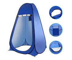 Laelr Tente de toilette escamotable, Douche Intimité Toilette Vestiaire Tente à langer Tente de plage pliable et portable Tente extérieure pour camping, randonnée, pêche (47 po x 47 po x 75 po)