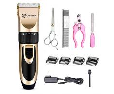 PETCUTE Tondeuse à Chien Electrique Rasoir pour Animaux de Compagnie Professionnelle toilettage Chien tondeuses Rechargeable