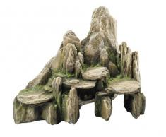 Europet Bernina Décor pour Aquarium en Polyrésine Pierre Slate Mousse 25,5 x 15,5 x 20 cm