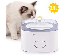Jnwayb Fontaine à Eau pour Chat et Chien Automatique 2,5L Ultra-Tranquille Fontaine pour Animaux Distributeur deau pour Chien et Chat B92