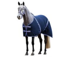 KERBL RugBe Classic Couverture Transport en Polaire pour Cheval Bleu/Lilas 145 cm