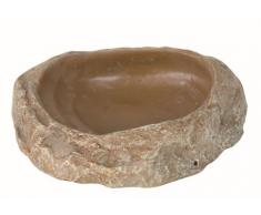 TRIXIE Récipient à Eau ou Nourriture décoratif en Pierre pour Reptiles