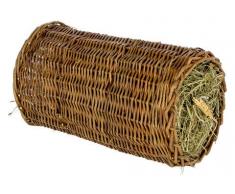 Kerbl Tunnel en Osier pour Rongeur Ø 22cm pour Petit Animal Grand