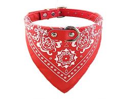 Newtensina Chien de Mode Bandana Collier Chien Collier garçon Moyen Bandana Chiot Bandana avec Collier pour Chiens