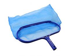 TedGem Épuisettes de Surface Heavy Duty Profond-Sac Piscine Feuille Rake Net,épuisette de Fond de Grand capacité pour Votre Piscine