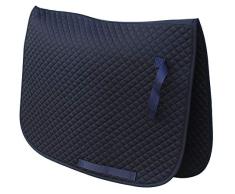Rhinegold Pro Choice Tapis de Selle, 0, Bleu Marine, Full