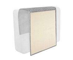 Navaris Tapis Griffoir pour Chats - Protection Canapé Fauteuil Meuble Sol Mur - Tapis en Sisal et Lin - 130 x 45cm - Adapté pour Chat Chaton Chien