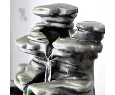 Zen'Light Fontaine Guilin Résine, Gris, 25 x 19 x 29 cm