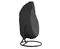 Mitef Housse de Protection imperméable à la poussière pour Chaise de Jardin en Osier, Gris, 232x203cm/91.3" x79.9