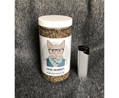 Cataire (herbe aux chats) rend votre chat heureux – 60 g qualité premium. Que la meilleure menthe pour votre petite boule de poil (coupé et séché). A utiliser comme encas ou jouet pour le chat.