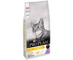 PRO PLAN Light - Riche en Dinde - 10 KG - Croquettes pour chat adulte