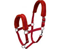 Licol Mouton Synthétique - Rouge - Cheval