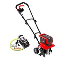 MANTIS Motobineuse à Batterie 3458-02 - Lithium ION, 58V, Largeur de Travail 30cm, Profondeur de Travail jusquà 23cm. Livrée avec Batterie et Chargeur.