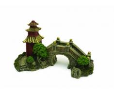 Rosewood Décoration pour Aquarium Pont de Jardin Japonais