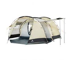 CampFeuer Tente Tunnel pour 4 Personnes Super+ | Grande Tente familiale avec 2 entrées et 3.000 mm de Colonne deau | Tente de Groupe