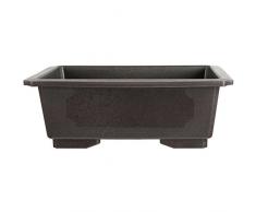 Pot à bonsaï 53x37x20cm marron foncé rectangulaire plastique
