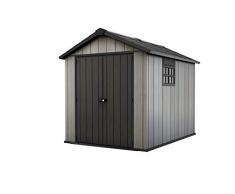 Keter Abri de Jardin Brossium 759 en PVC & Résine Gris Brossé 229 x 287 x 240 cm