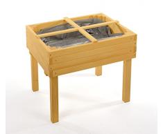 Carré potager enfant bois sec