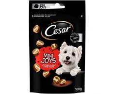 CESAR Mini-Joys - Récompenses au Fromage et au Bœuf pour Chien, 6 Sachets de 100g de Friandises
