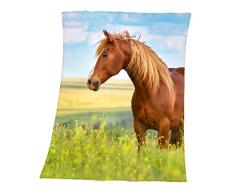 Herding Young Collection Couverture Polaire, Cheval, 130 x 160 cm, Polyester