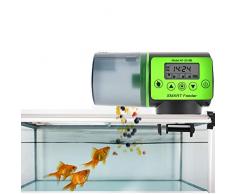 Bilisder Automatique Distributeur Nourriture pour Poissons avec Minuterie et LCD pour Aquarium