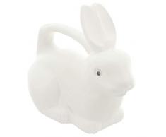 MIK Funshopping Arrosoir en plastique Motif animal amusant 1,5 l Lapin blanc.