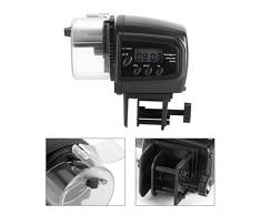 Yosoo Distributeur de Nourriture de Poisson dAquarium Réservoir Automatique Alimentateur de Poisson Numérique DC Micro-moteur
