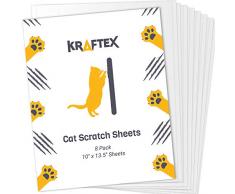 Scotch anti-griffes pour chat [8 feuilles] Anti-griffes pour dissuader votre chat de griffer vos meubles. Scotch pour apprendre à votre chat à ne pas griffer votre canapé, votre lit, votre moquette