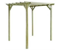 vidaXL Bois de Pin Imprégné Pergola de Jardin Support de Plantes Arche Voute