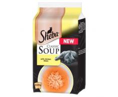 Sheba soupe Poulet filets 4pk, 40 G